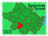 Map Of Tyrone Ireland Map Map Showing the Location Of Donacavey In County Tyrone