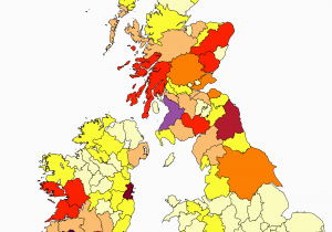 Map Of Uk and Ireland with Cities Map Number Of Remaining Castles In Uk Ireland