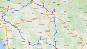 Map Of Umbria and Tuscany Italy Tuscany Itinerary See the Best Places In One Week Florence