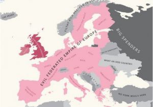 Map Of United Kingdom and Europe How Britain Sees the Rest Of Europe Infograficos Europe