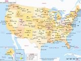 Map Of United States and Canada with Major Cities State and Cities Map Buy Us Capitals Major