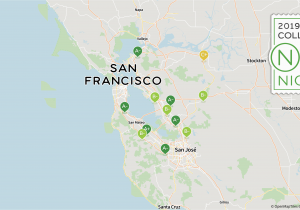 Map Of Universities In north Carolina 2019 Best Colleges In San Francisco Bay area Niche