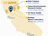 Map Of University Of California Campuses About Uc Davis Uc Davis