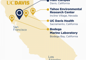 Map Of University Of California Campuses About Uc Davis Uc Davis