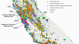 Map Of University Of California Campuses University Of California About the Accountability Report