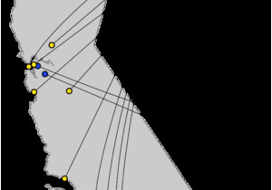 Map Of University Of California Campuses University Of California Wikipedia