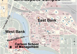 Map Of University Of Minnesota Campus Misrc Directions Parking