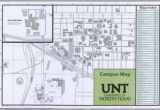 Map Of University Of north Texas University Of north Texas Campus Map 2014 15 Side 1 Of 2