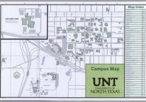 Map Of University Of north Texas University Of north Texas Campus Map 2014 15 Side 1 Of 2
