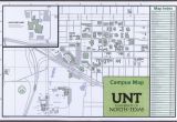 Map Of University Of north Texas University Of north Texas Campus Map 2014 15 Side 1 Of 2