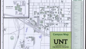 Map Of University Of north Texas University Of north Texas Campus Map 2014 15 Side 1 Of 2