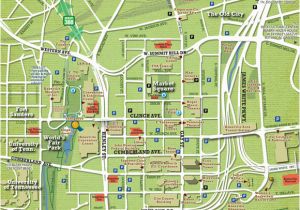 Map Of University Of Tennessee Campus Maps City Of Knoxville