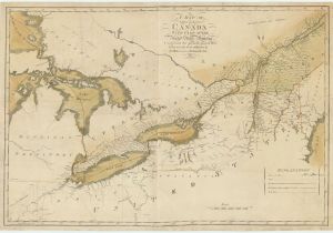 Map Of Upper and Lower Canada States Capitals All Types Of Maps