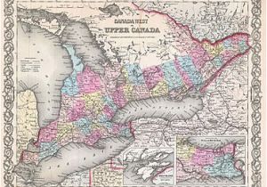 Map Of Upper and Lower Canada Upper Canada Wikipedia