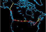 Map Of Us and Canada Border Canada United States Border Wikipedia