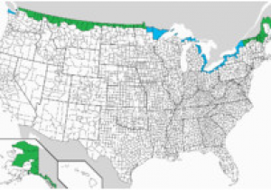 Map Of Us and Canada Border Canada United States Border Wikipedia