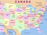 Map Of Us and Canada with Major Cities Us Map Not Vague Western Usa Map Cities Easyern Eastern States