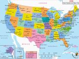 Map Of Usa and Canada with Major Cities State and Cities Map Us with Major
