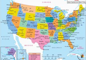 Map Of Usa and Canada with Major Cities State and Cities Map Us with Major