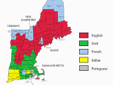 Map Of Usa New England New England Ancestry by County 2000 United States