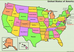 Map Of Usa Showing Colorado Usa States Map List Of U S States