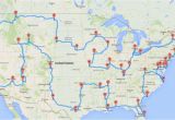 Map Of Usa Showing Minnesota This Map Shows the Ultimate U S Road Trip Mental Floss
