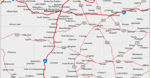 Map Of Utah Colorado Arizona and New Mexico Map Of New Mexico Cities New Mexico Road Map