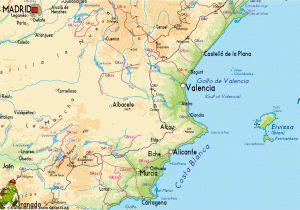 Map Of Valencia area Spain Gr Maps Spain 2019