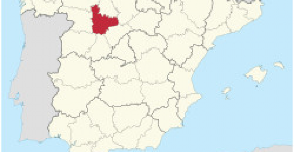 Map Of Valladolid Spain Province Of Valladolid Wikipedia