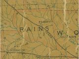 Map Of Van Zandt County Texas Rains County Texas