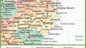 Map Of Virginia and north Carolina Border Map Of Virginia and north Carolina