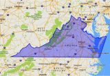 Map Of Virginia and north Carolina Border where is Virginia Map Location and Geography