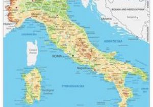 Map Of Volcanoes In Italy Simple Italy Physical Map Mountains Volcanoes Rivers islands