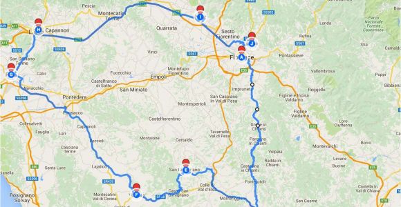 Map Of Volterra Italy Tuscany Itinerary See the Best Places In One Week Florence