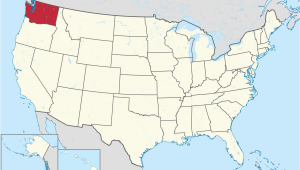 Map Of Washington and Canada Washington State Wikipedia