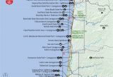 Map Of Washington Coast to oregon Coast oregon Coast Map Pdf Secretmuseum