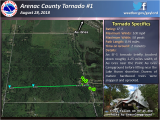 Map Of West Branch Michigan Four Confirmed tornadoes August 28th Severe Weather Summary