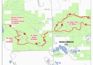 Map Of West Branch Michigan St Helen orv All Cycle Conservation Club Of Michigan Avenza Maps