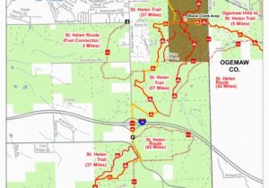 Map Of West Branch Michigan St Helen orv All Cycle Conservation Club Of Michigan Avenza Maps