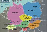 Map Of West Central Europe Central Europe Wikitravel