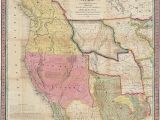 Map Of West Texas Cities Map Of Texas California and oregon 1846 Map Usa Cartography