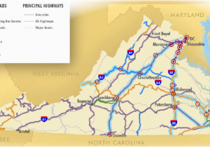 Map Of West Virginia and Ohio Railroads Of Virginia