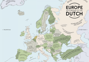 Map Of Western Europ Europe According to the Dutch Europe Map Europe Dutch