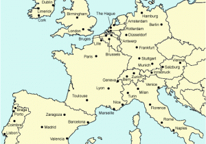 Map Of Western Europe with Capitals Explicit Western Europe Geography the Map Of Western Europe