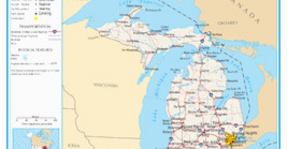 Map Of Western Michigan Michigan Wikipedia
