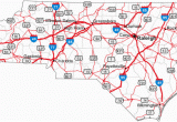 Map Of Western north Carolina Cities Map Of north Carolina