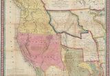 Map Of Western Texas Map Of Texas California and oregon 1846 Map Usa Cartography