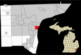 Map Of Westland Michigan File Wayne County Michigan Incorporated and Unincorporated areas