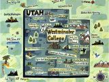 Map Of Westminster California Westminster College Map Utah Gina Triplett Illustrated Maps