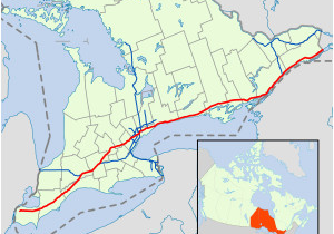 Map Of Windsor California Ontario Highway 401 Wikipedia
